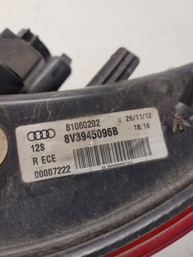 фото thumb №6, Лампа правые зад audi a3 8v 3 дверь 8v3945096b led