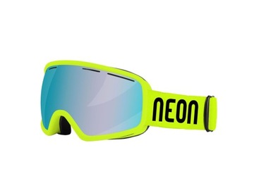 ОЧКИ NEON VENUS LIME FLUO/ЧЕРНЫЕ СТЕКЛЯННЫЕ СИНИЕ CAT3