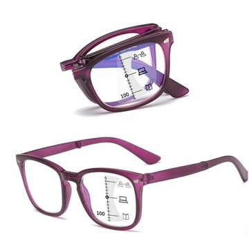 Okulary brelok SLIM do czytania wąskie PLUSY +3.5