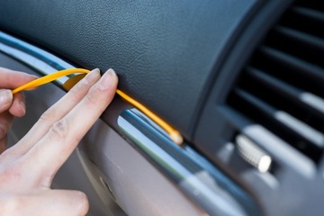 Светодиодное волокно для автомобильного оранжевого автомобиля 5 м