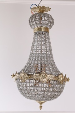 ХРУСТАЛЬ - ГРУША СВЕТИЛЬНИК - ЛЮСТРА - 65 X 30 см