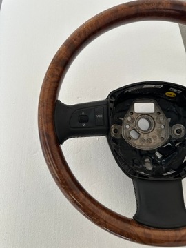 фото thumb №5, Audi a6 c6 4f кермо дерев'яна шкіра оригінал