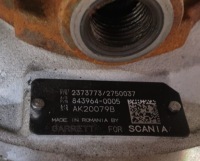 фото thumb №6, Турбина turbosprężarka scania ntg gaz lng 2373773 / 2750037