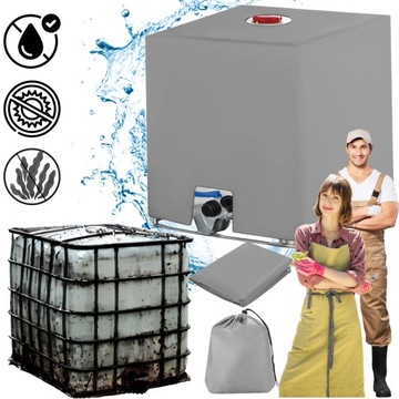 Брезентовый чехол для MAUZER TANK RAIN BARREL 1000л 100х120х116см