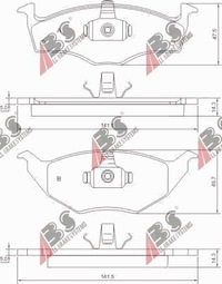 фото thumb №1, Гальмівні колодки гальмівні vw lupo 99-05