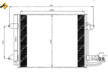 фото thumb №12, Nrf радиаторов кондиционера з осушитель vw 35521