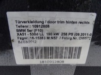 фото thumb №14, Bmw 5 f10 sedan 10-17 сидіння sport диван чорна шкіра європа 58 tys km