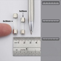 Набір запобіжників szklanych wta 250v 5x20 mm - 6x30 mm 250 szt 1a-20a в Україні, фото thumb