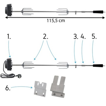 ВРАЩАЮЩИЙСЯ газовый гриль RITAINING ВРАЩАЮЩИЙСЯ RITATED Yoer GG01S