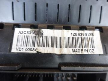 фото thumb №8, Skoda octavia ii vrs 2.0 tdi спідометр  прилади 1z0920912e