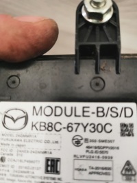 фото thumb №3, Mazda cx5 ii 17- радар задняя задний правый kb8c-67y30c