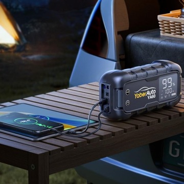 БУСТЕР JUMP STARTER YABER 6000A ПУСКОВОЕ УСТРОЙСТВО