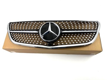 фото thumb №10, Решётка радиатора решётка mercedes vito w447 рестайлинг 19-23 diamond