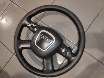 фото thumb №9, Audi a6 c6 руль мультифункция подрулевые рычаги лепестки кожа оригинал