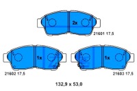 фото thumb №1, Гальмівні колодки гальмівні toyota camry carina e celica coro