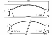 фото thumb №2, Тормозные колодки тормозные ford maverick nissan navara np300