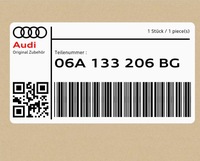 фото thumb №1, Труба всасывающая - часть нижняя audi a3