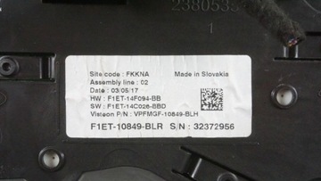 фото thumb №10, Спидометр дисплей приборы ford focus 3 iii mk3 f1et-10849-blr европа eu