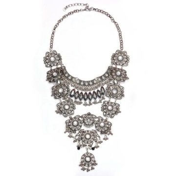 Indian Ethnic Statement Large Collar Necklace Jewelry Women Bohemian Vintag