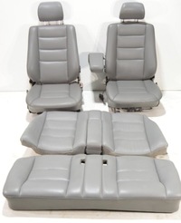 фото thumb №1, Сидіння диван перед зад mercedes w124 cabrio a124 сірий шкіра механічне