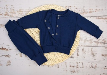 BABY SET спортивный костюм спортивный костюм RIBBON темно-синий 56