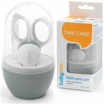 НАБОР КОСМЕТИЧЕСКОГО НАБОРА BABYONO НОЖНИЦЫ ДЛЯ НОГТЕЙ 398