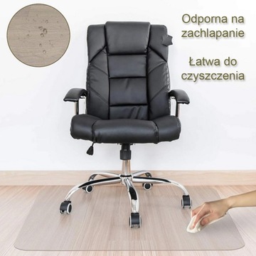 OCHRONNA MATA POD FOTEL BIUROWY PODKŁADKA POD KRZESŁO OBROTOWE 140x100cm