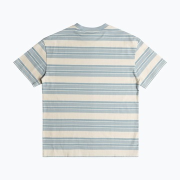 Quiksilver Eco YD Stripe Tee мужская футболка синяя туманная футболка в эко полоску L