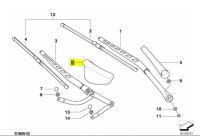 фото thumb №12, Bmw e60 e61 e63 e64 захист підлокітник двірники p