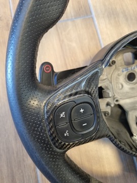 фото thumb №13, Fiat 500 abarth 20r кермо карбон алькантара пелюстки мультифункція гарна