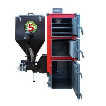 KOCIOŁ na Pellet PODAJNIKIEM 48 kW Piec ECODESIG PELET PELLET DOTACJA