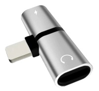Phoneo AUDIO АДАПТЕР для IPHONE IPAD LIGHTNING HEADPHONES 2 в 1