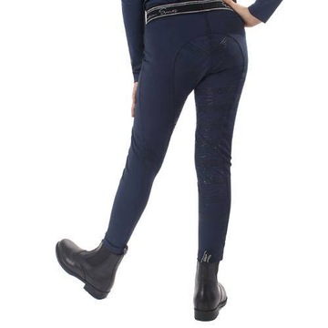 Legginsy młodzieżowe QHP Eden FullGrip granat 164