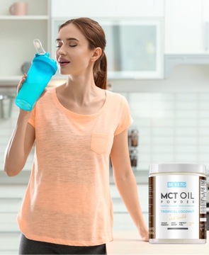 OLEJ MCT W PROSZKU Z KOKOSA ODCHUDZANIE BeKeto Kokos Biała Czekolada 2x300g