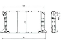 Купить Nrf радиатор воды ford transit 2.5 td ebl. edl., фото thumb