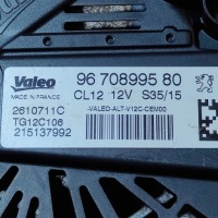 Citroen peugeot 1.2 thp генератор 9670899580 Недорого, фото thumb