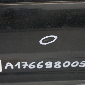 фото thumb №11, Mercedes w176 w246 порог левый планка пороговая amg космический чёрный - 191