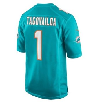 Футболка из ДЖЕРСИ НФЛ TUA TAGOVAILOA 1 MIAMI DOLPHINS, размер M