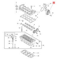фото thumb №3, Крышка заливной масла alfa romeo 159 giulietta mito