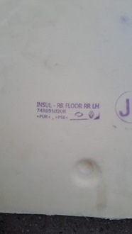 фото thumb №5, Gąbki pod килимок renault 749406019r 749418212r 748695020r 748688116r