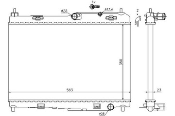 фото thumb №13, Радіаторів двигуна nissens 69235 1548603