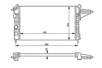 фото thumb №2, Nrf радиаторов opel vectra a 1,4-1,6b -ac 88-