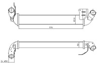 фото thumb №2, Nissens 96712 радиатор воздуха наддувочный