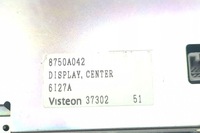 фото thumb №9, Екран навігації mitsubishi pajero iv v8_w, v9_w 8750a042 3.2l дизель