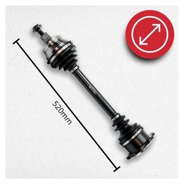 фото thumb №4, Полуось правая skoda superb i 3u4 1.9 tdi 2.8 v6 автомат новая