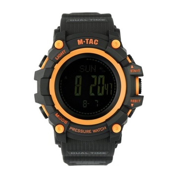Тактические часы M-Tac Adventure черный/оранжевый