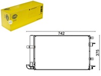 фото thumb №1, Hella конденсатор радиатор кондиционера [hella]