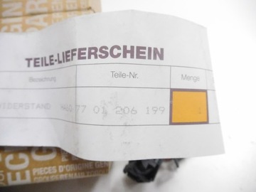 фото thumb №6, Резистор вентилятора renault clio ii оригінальний номер 7701206199