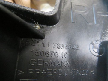 фото thumb №13, Bmw 5 g30 g31 ковзун бампер правий перед 7385346