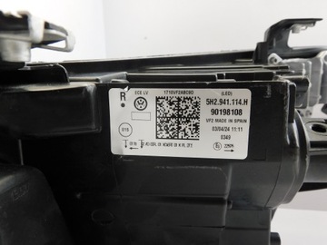 фото thumb №16, Vw golf 8 viii полный led matrix iq ligh лампа правая левая 5h1941113 5h1941114